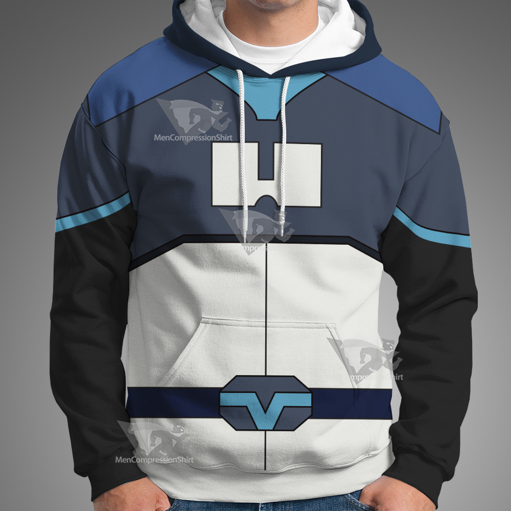 Glitch Techs Miko Kubota Blue Cosplay Hoodie