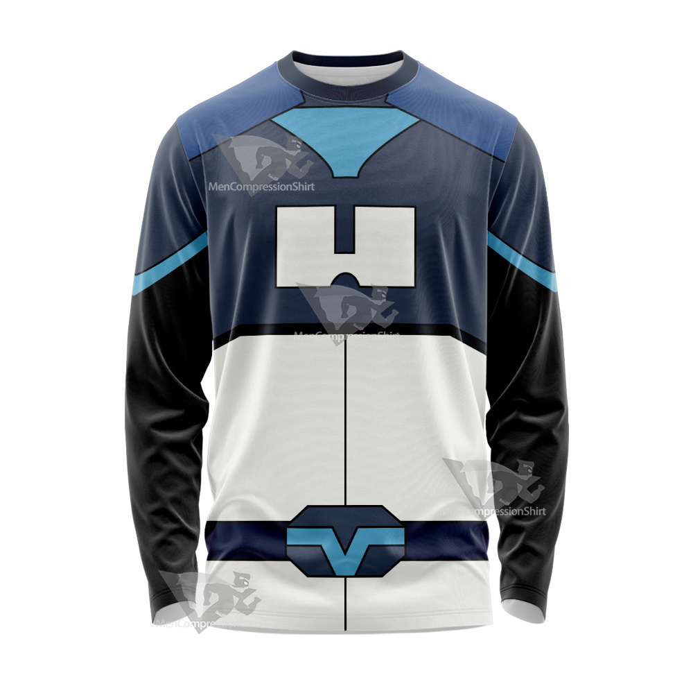 Glitch Techs Miko Kubota Blue Cosplay Long Sleeve Shirt