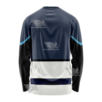Glitch Techs Miko Kubota Blue Cosplay Long Sleeve Shirt
