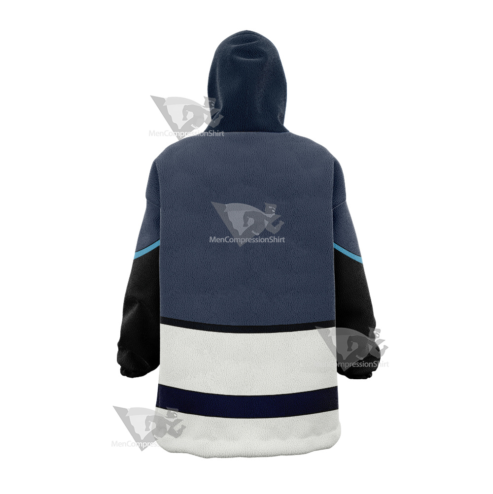 Glitch Techs Miko Kubota Blue Cosplay Snug Oversized Blanket Hoodie