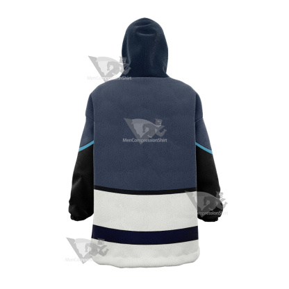 Glitch Techs Miko Kubota Blue Cosplay Snug Oversized Blanket Hoodie