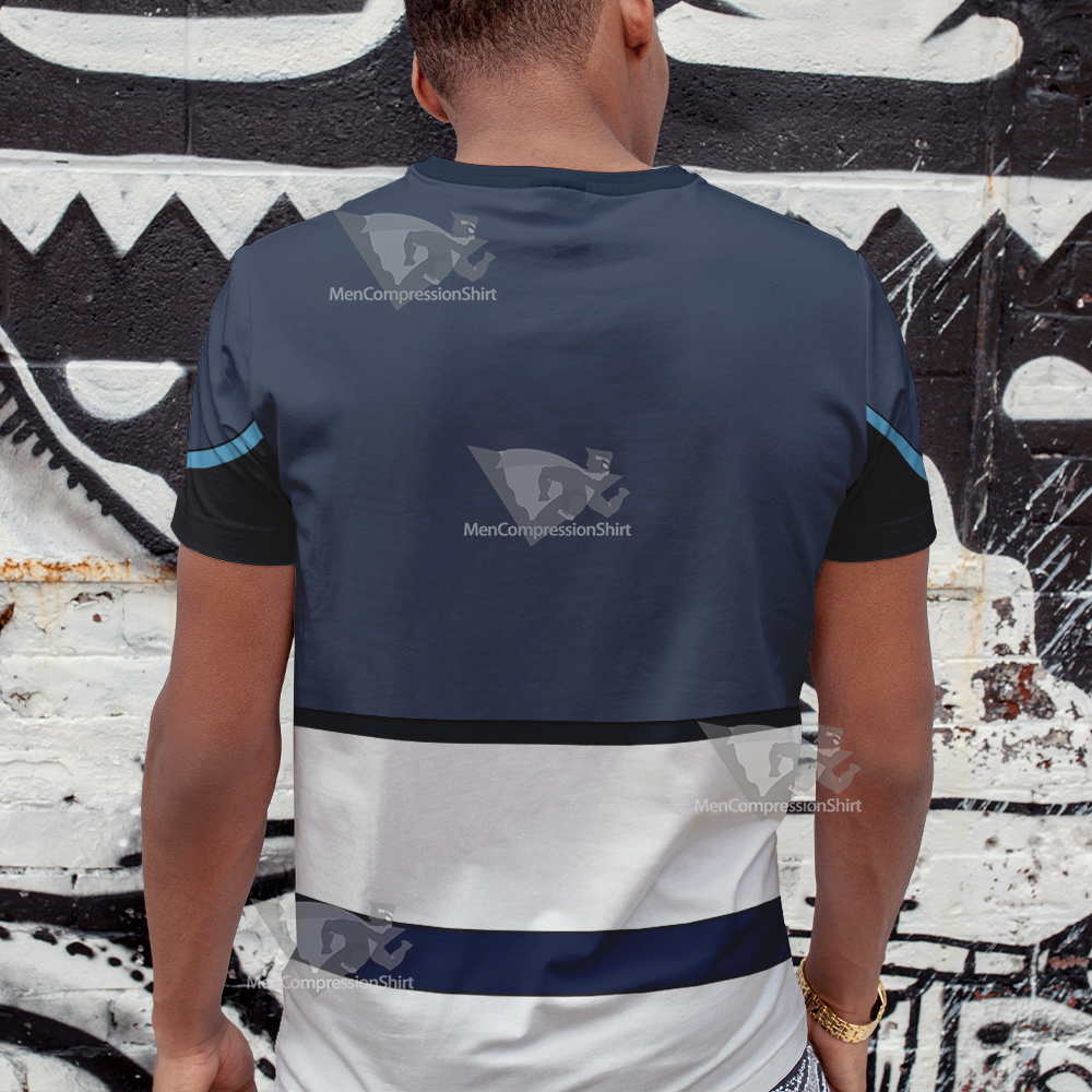 Glitch Techs Miko Kubota Blue Cosplay T-Shirt