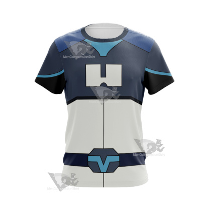 Glitch Techs Miko Kubota Blue Cosplay T-Shirt