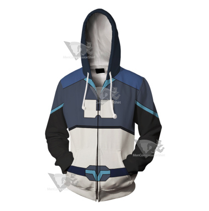 Glitch Techs Miko Kubota Blue Cosplay Zip Up Hoodie