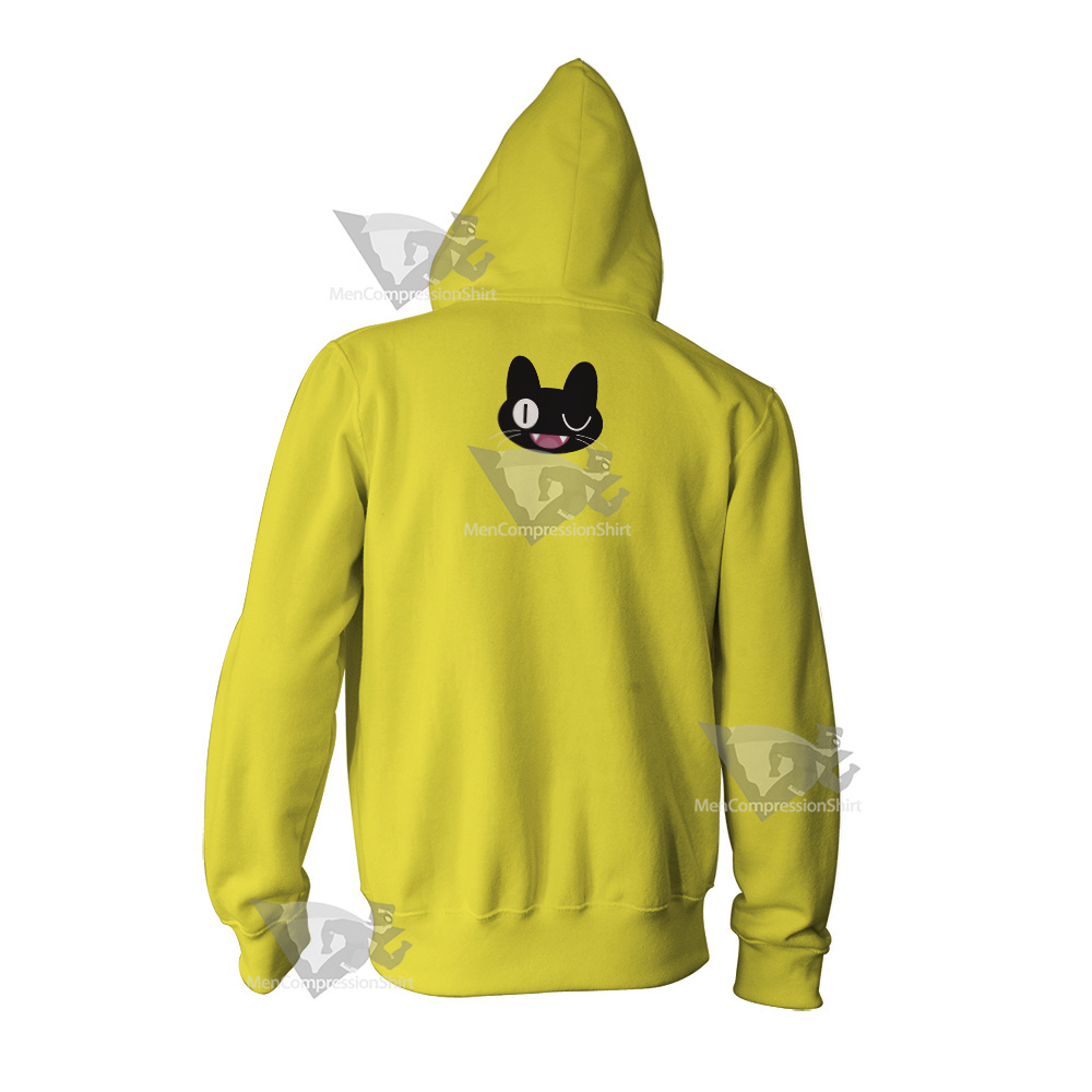 Glitch Techs Miko Kubota Cat Cosplay Zip Up Hoodie