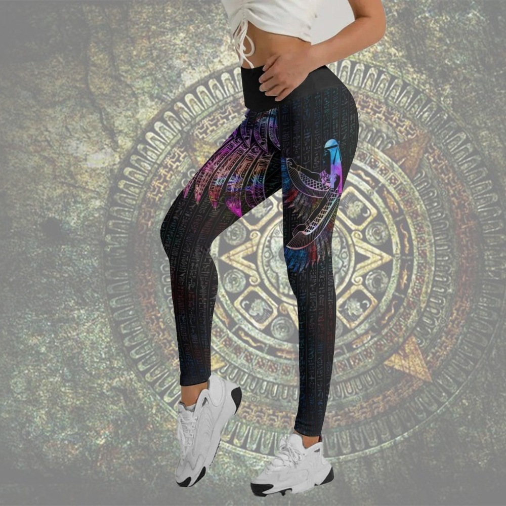 Goddess Of Motherly Love Aset Women Compression Legging