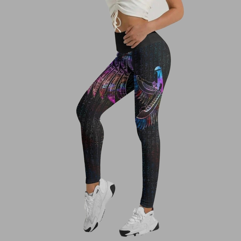 Goddess Of Motherly Love Aset Women Compression Legging