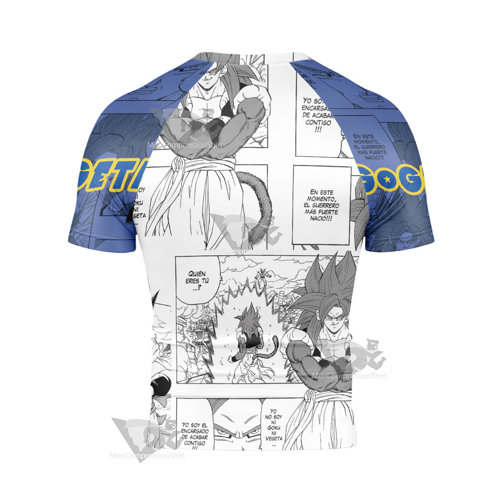 Gogeta Dragon Ball Short Sleeve Compression Shirt