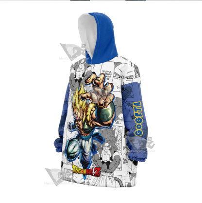 Gogeta Dragon Ball Snug Oversized Blanket Hoodie