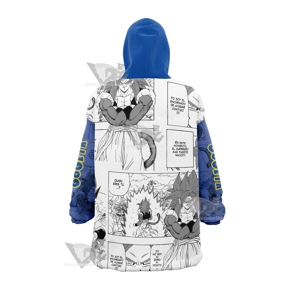 Gogeta Dragon Ball Snug Oversized Blanket Hoodie