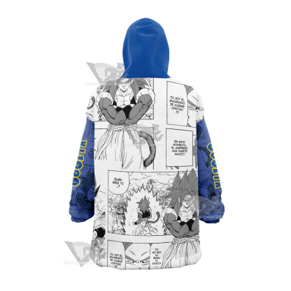 Gogeta Dragon Ball Snug Oversized Blanket Hoodie