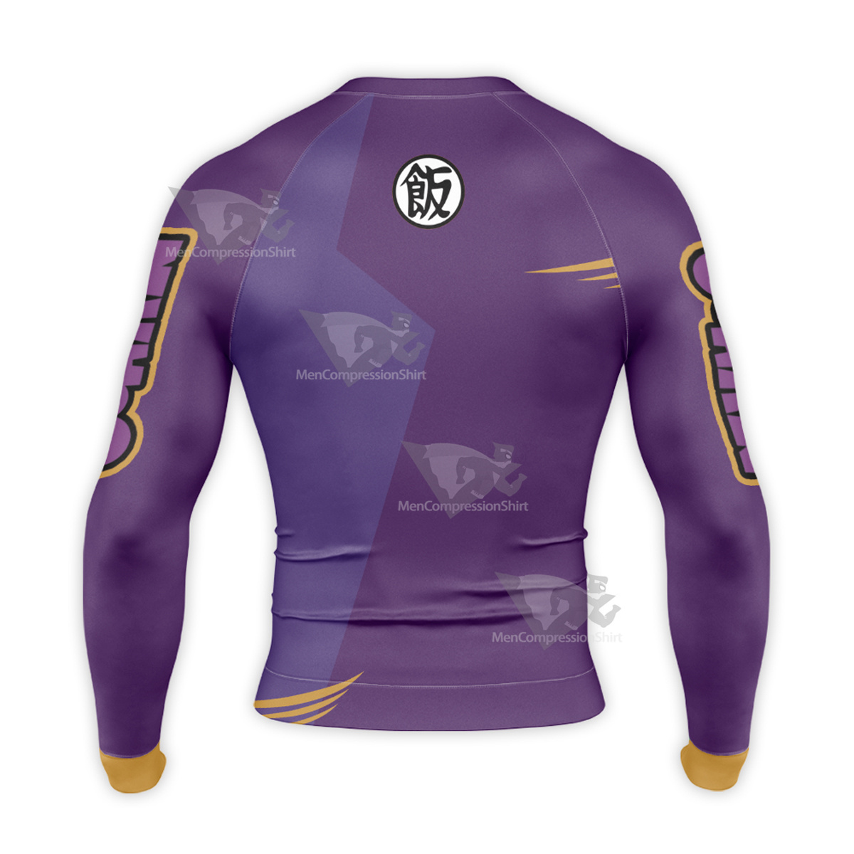 Gohan Dragon Ball Orange Long Sleeve Compression Shirt