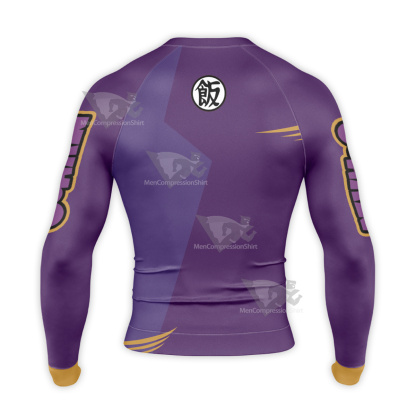 Gohan Dragon Ball Orange Long Sleeve Compression Shirt