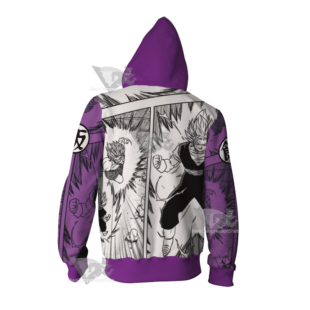 Gohan Super Saiyan Dragon Ball Cosplay Zip Up Hoodie