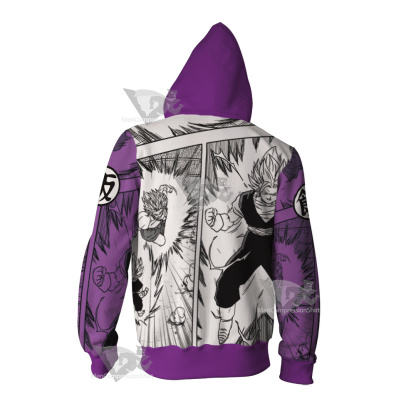 Gohan Super Saiyan Dragon Ball Cosplay Zip Up Hoodie