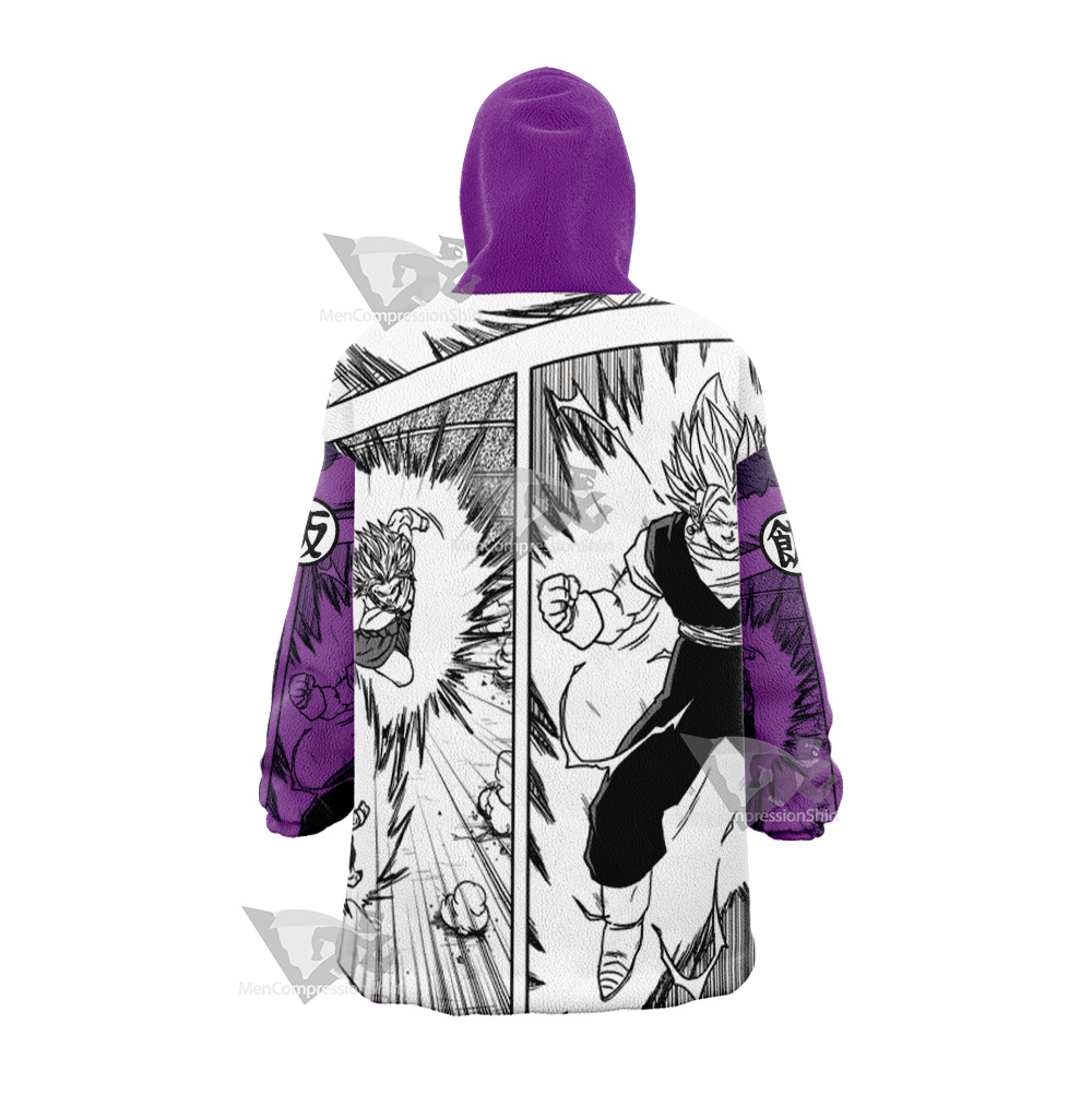 Gohan Super Saiyan Dragon Ball Snug Oversized Blanket Hoodie