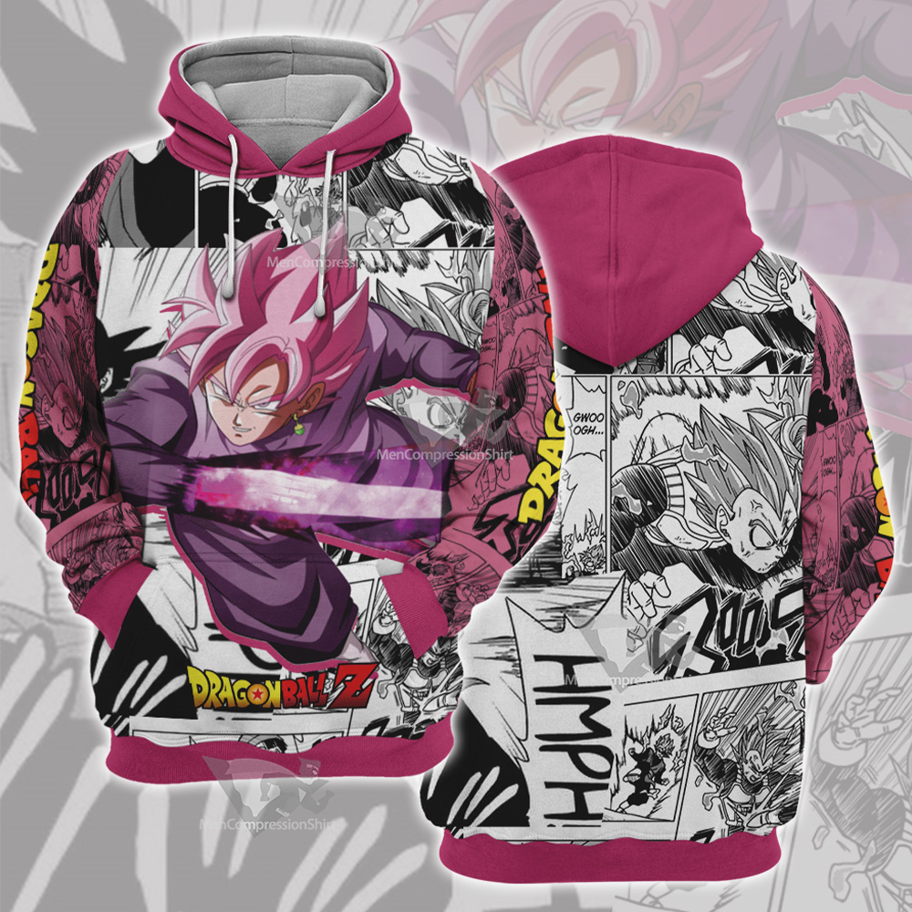 Goku Black Rose Dragon Ball Cosplay Hoodie