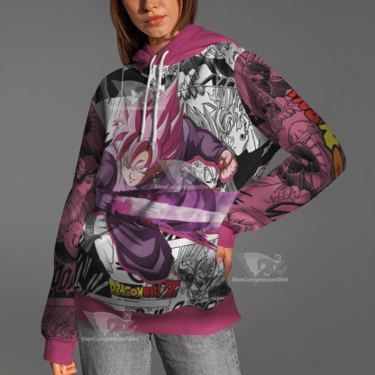 Goku Black Rose Dragon Ball Cosplay Hoodie