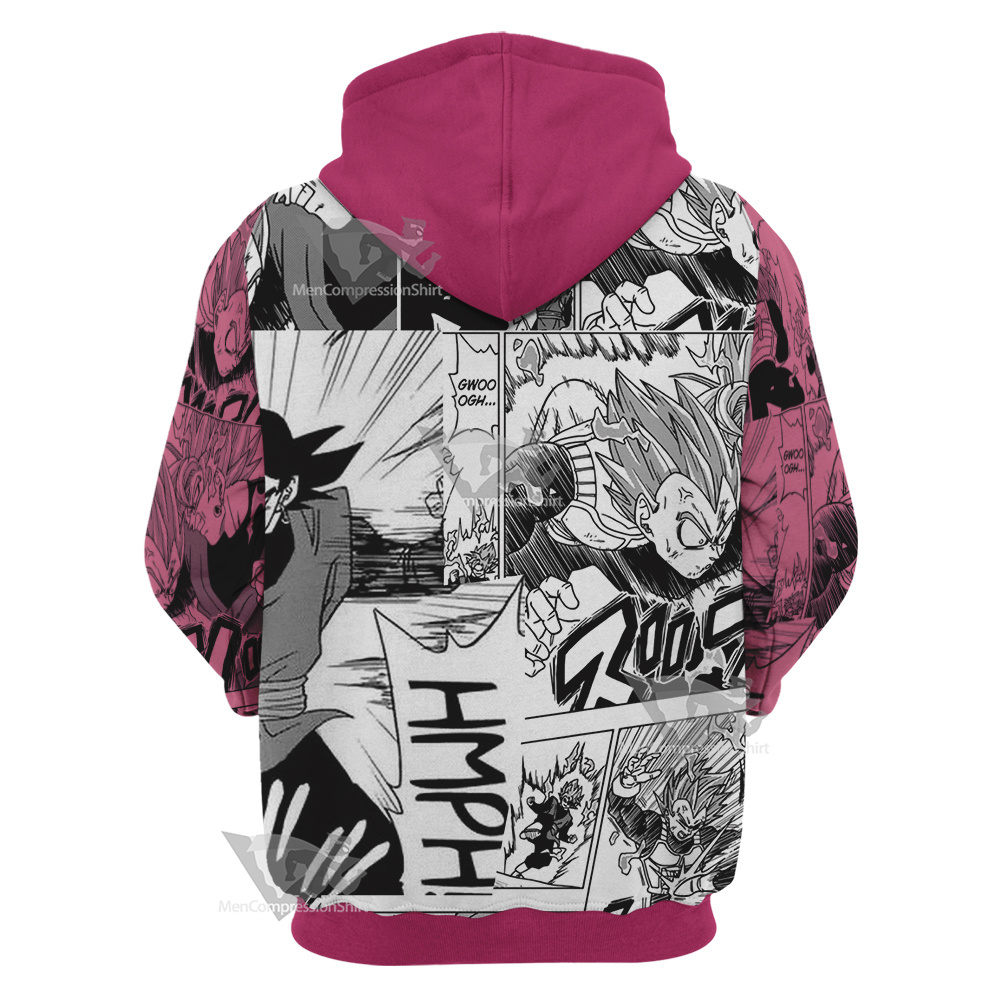Goku Black Rose Dragon Ball Cosplay Hoodie