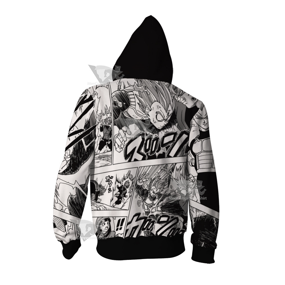 Goku Black Rose Dragon Ball Zip Up Hoodie