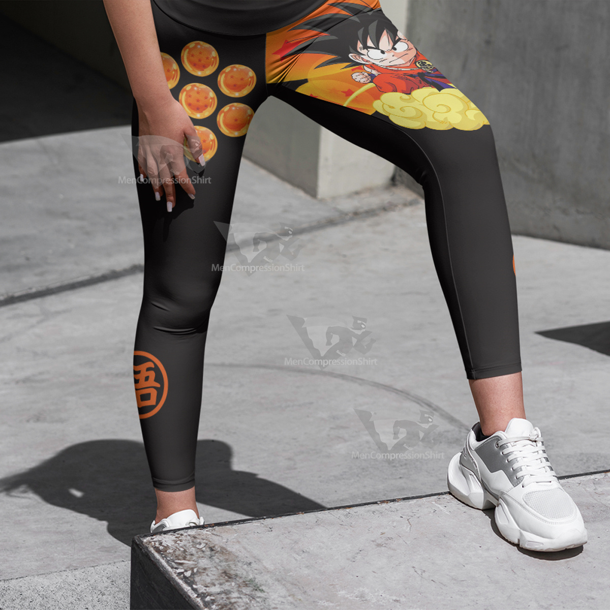Goku Gohan Dragon Ball Black Women Leggings