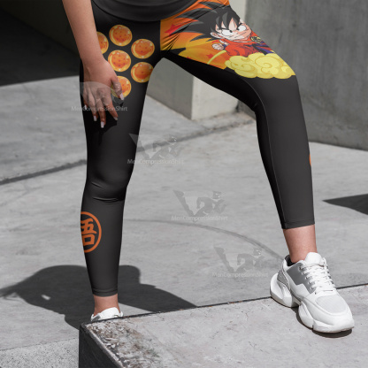 Goku Gohan Dragon Ball Black Women Leggings