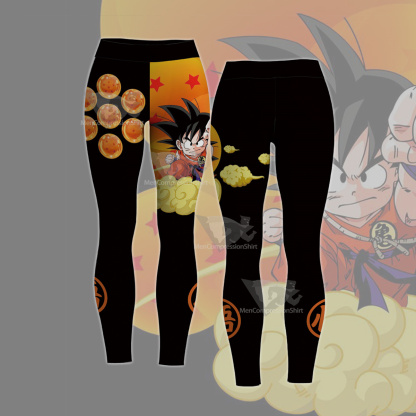 Goku Gohan Dragon Ball Black Women Leggings