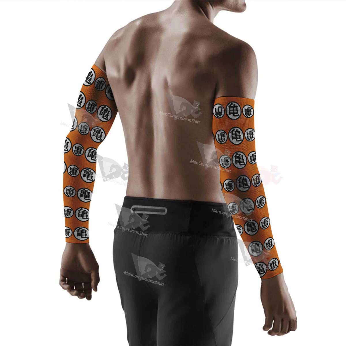 Goku Logo Yellow Compression Arm Sleeve
