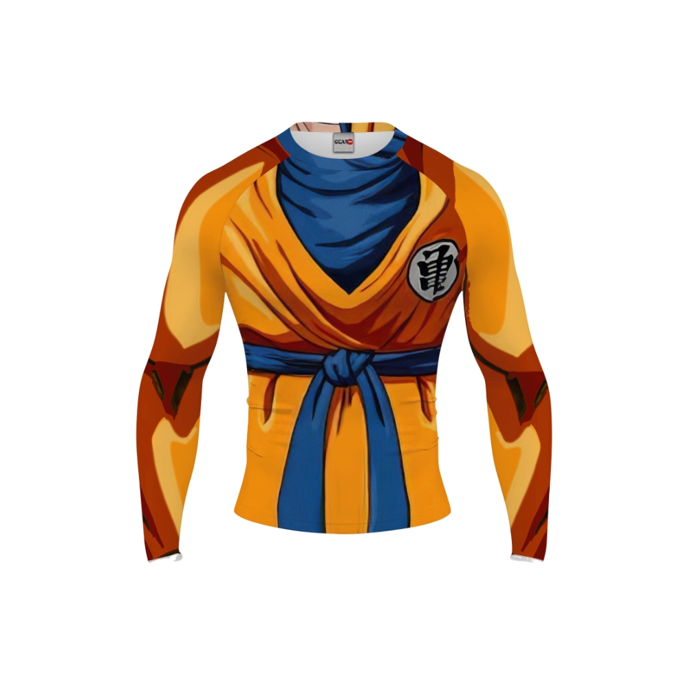 Goku Men Long Sleeve Compression Shirt