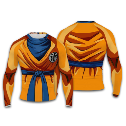 Goku Men Long Sleeve Compression Shirt