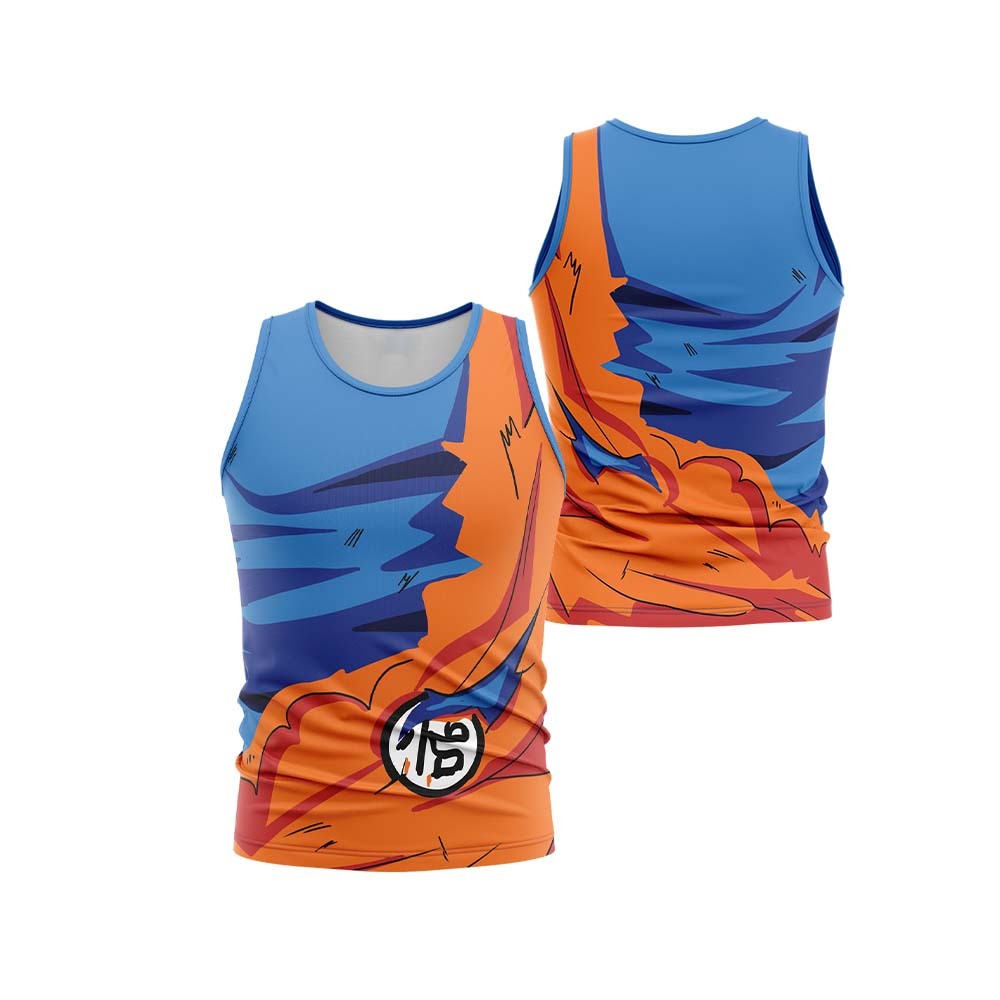Goku Torn Gi Dragon Ball Z Sleeveless Compression Shirt