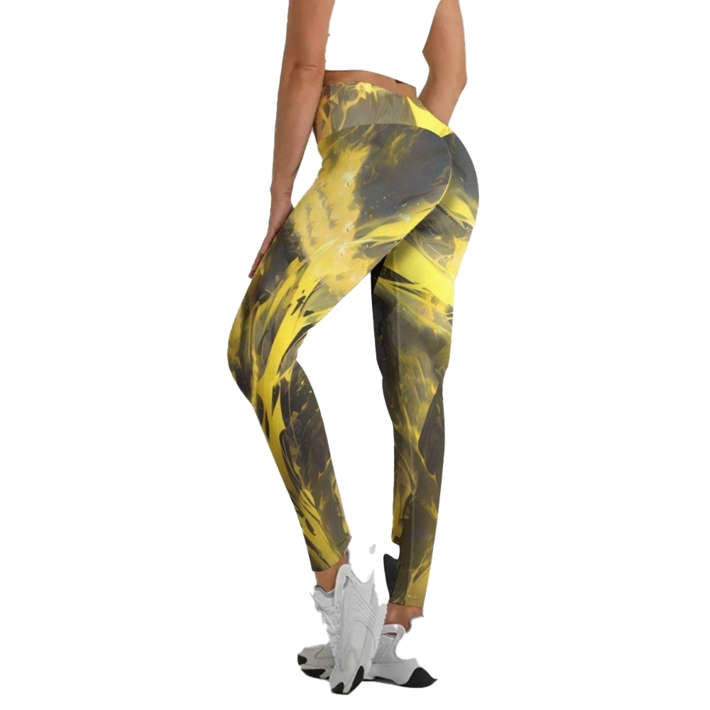 Golden Panda Skull Women Compression Legging