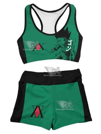 Gon Freecss Women Compression Active Wear Set