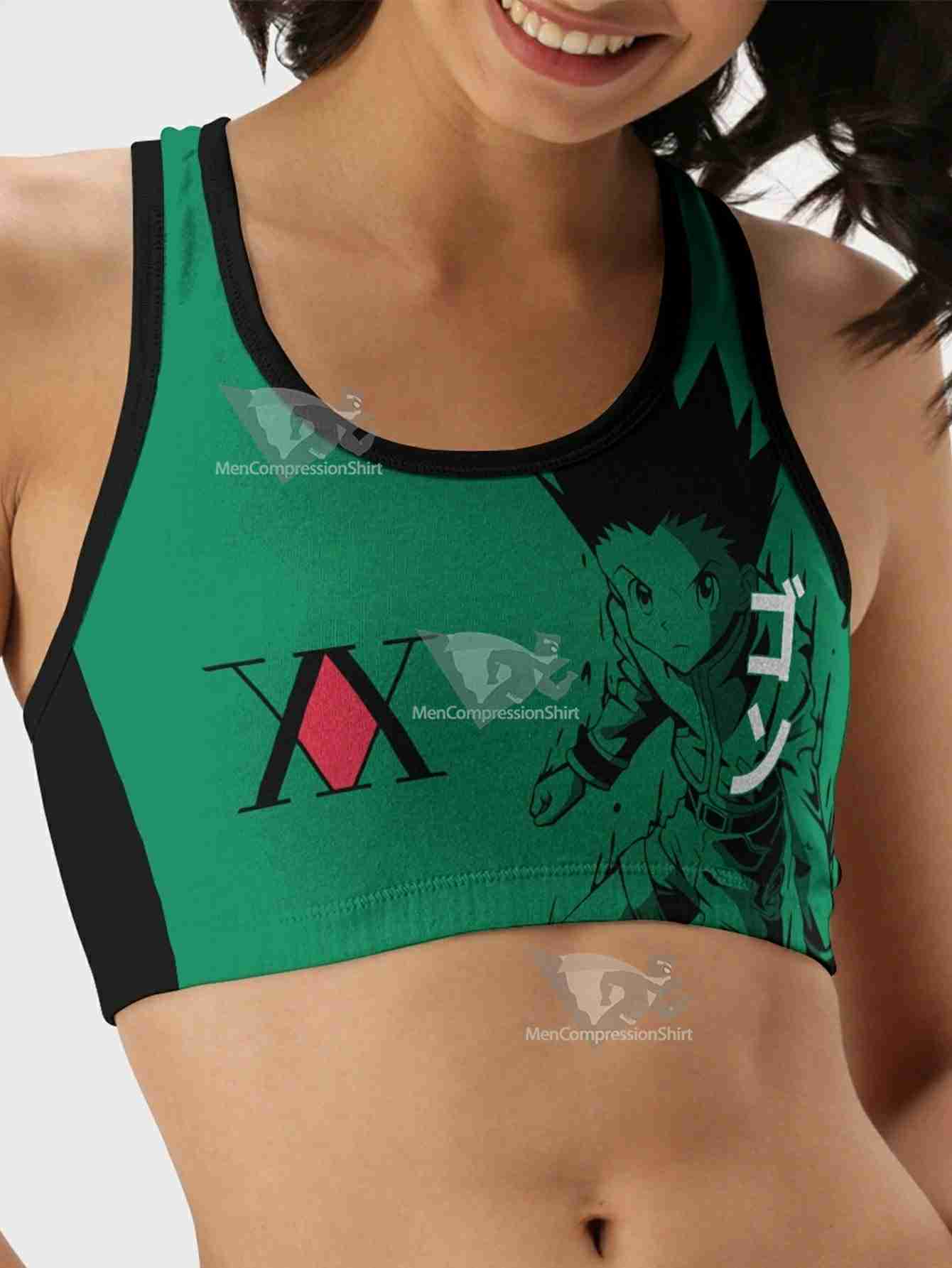 Gon Freecss Women Compression Active Wear Set