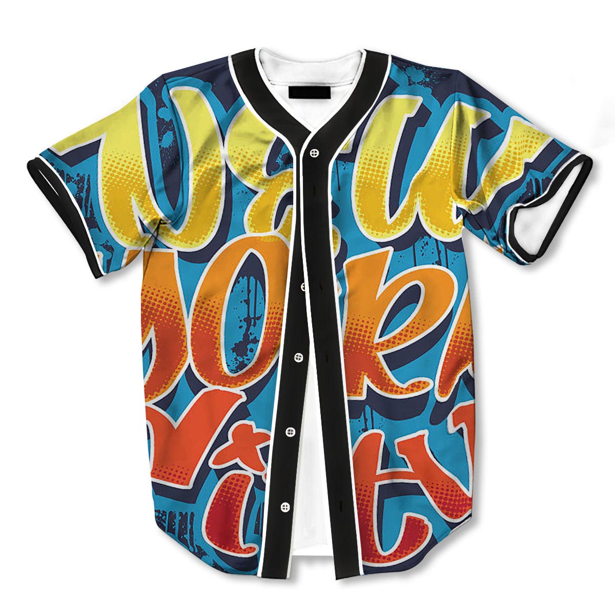 Graffiti Nyc 3d Print Full Size Baseball Jerseys