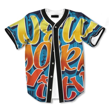 Graffiti Nyc 3d Print Full Size Baseball Jerseys