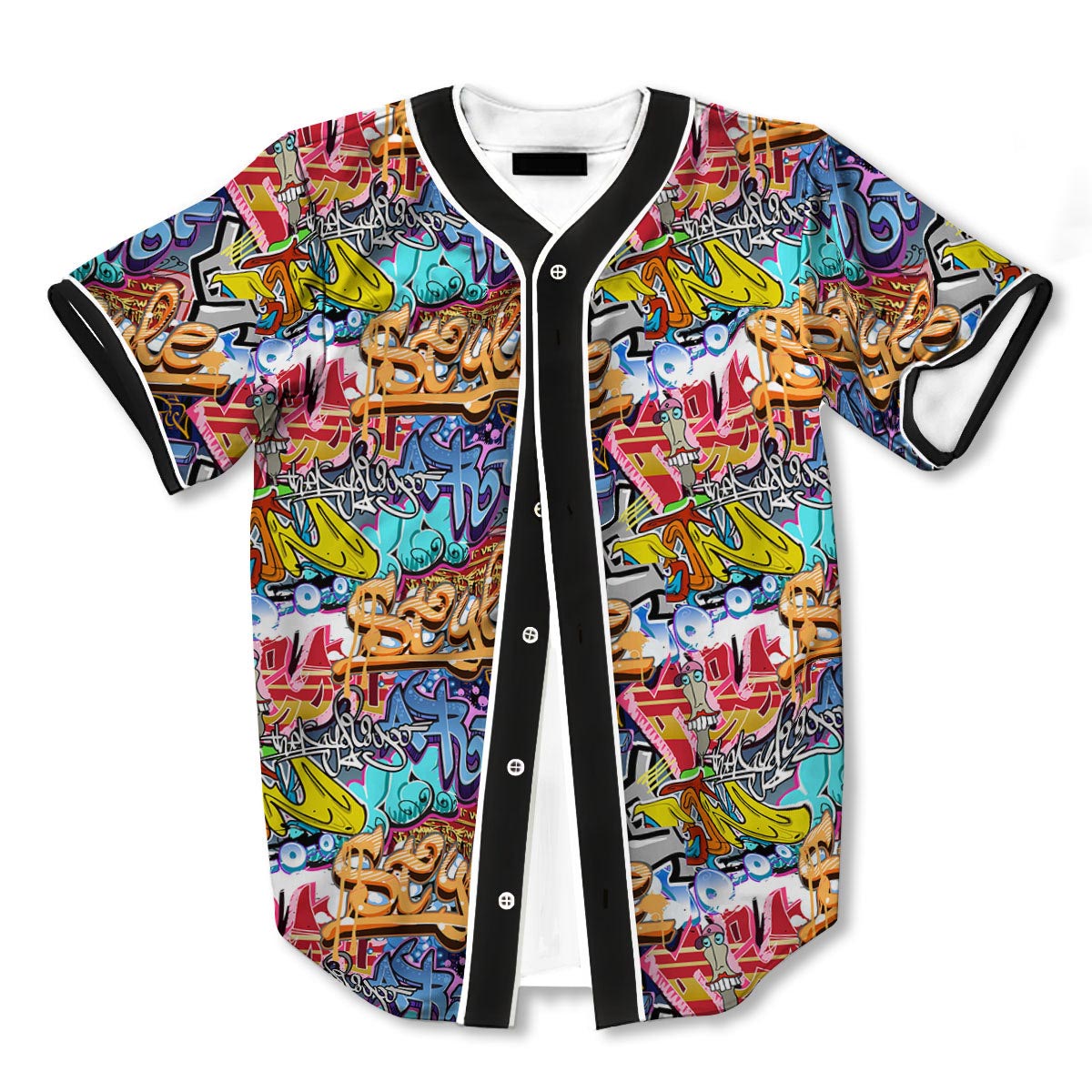 Graffiti Wall 3d Print Full Size Baseball Jerseys