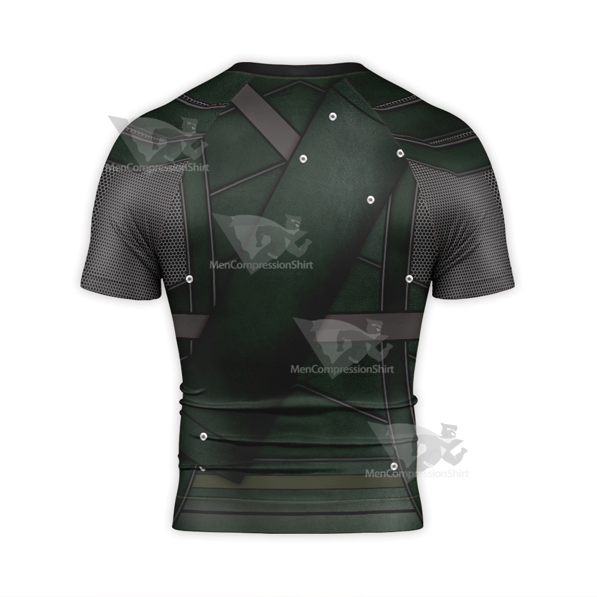 Green Arrow Oliver Queen Short Sleeve Compression Shirt
