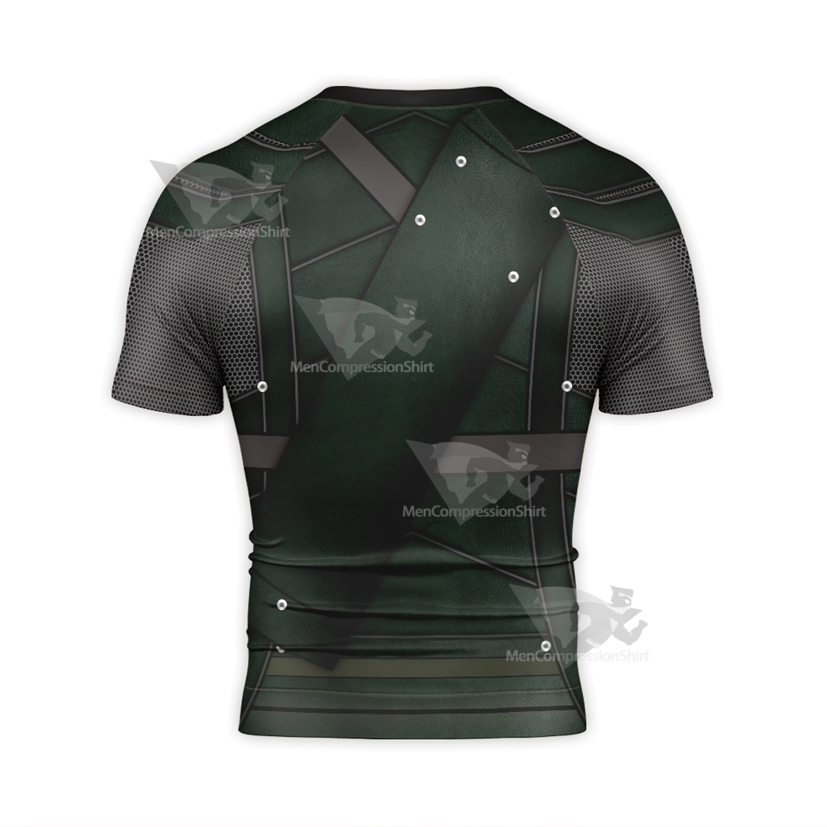 Green Arrow Oliver Queen Short Sleeve Compression Shirt