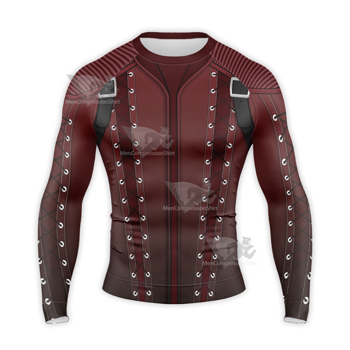 Green Arrow Season 3 Roy Harper Red Long Sleeve Compression Shirt