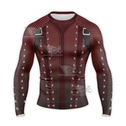 Green Arrow Season 3 Roy Harper Red Long Sleeve Compression Shirt