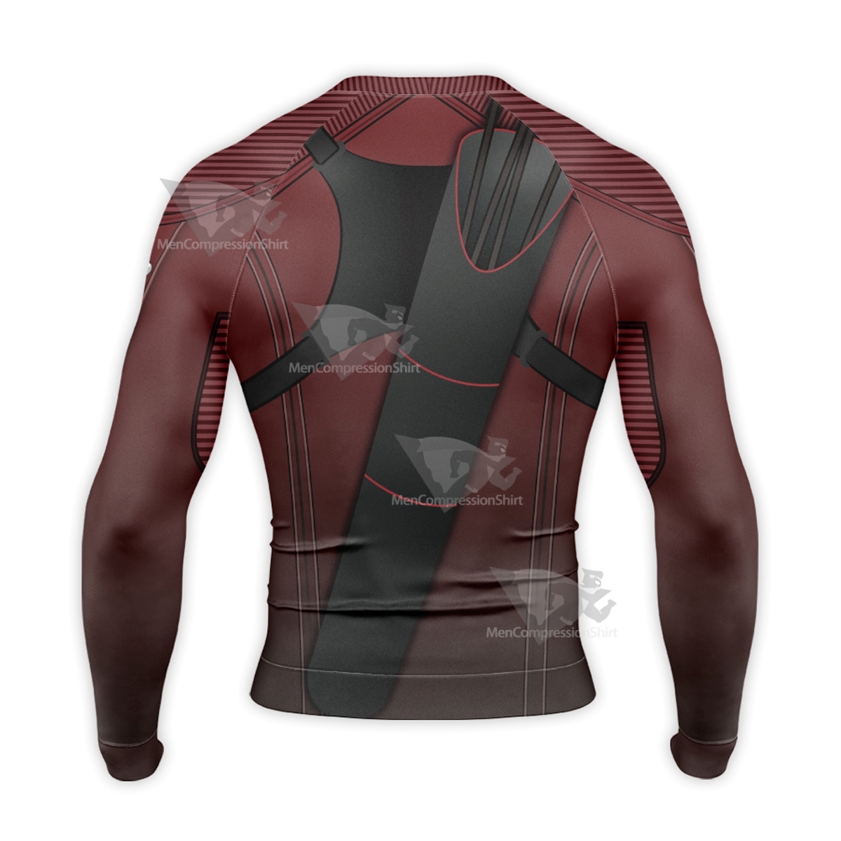 Green Arrow Season 3 Roy Harper Red Long Sleeve Compression Shirt