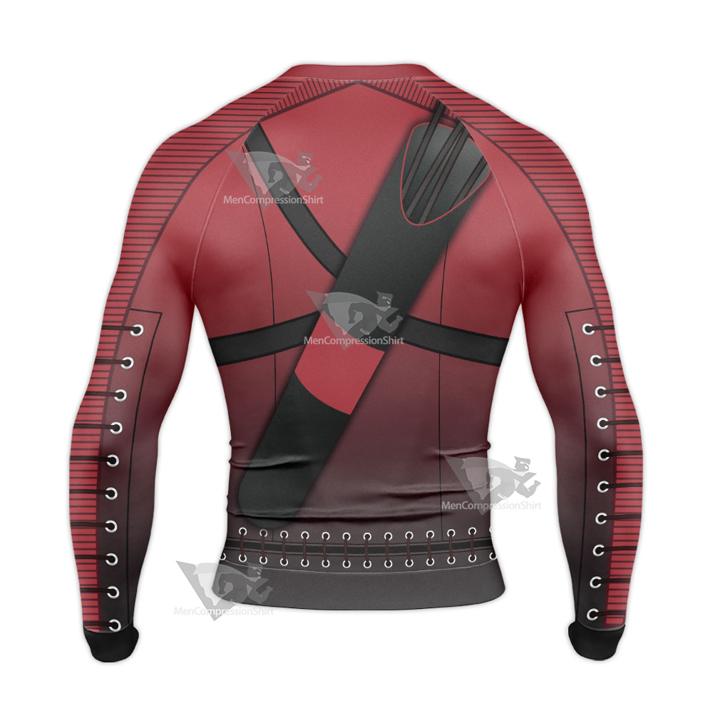 Green Arrow Thea Queen Long Sleeve Compression Shirt