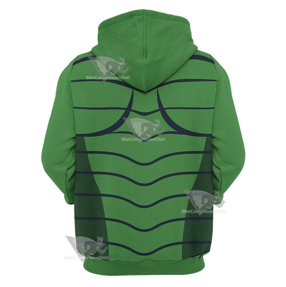 Dc Green Lantern Line Cosplay Hoodie