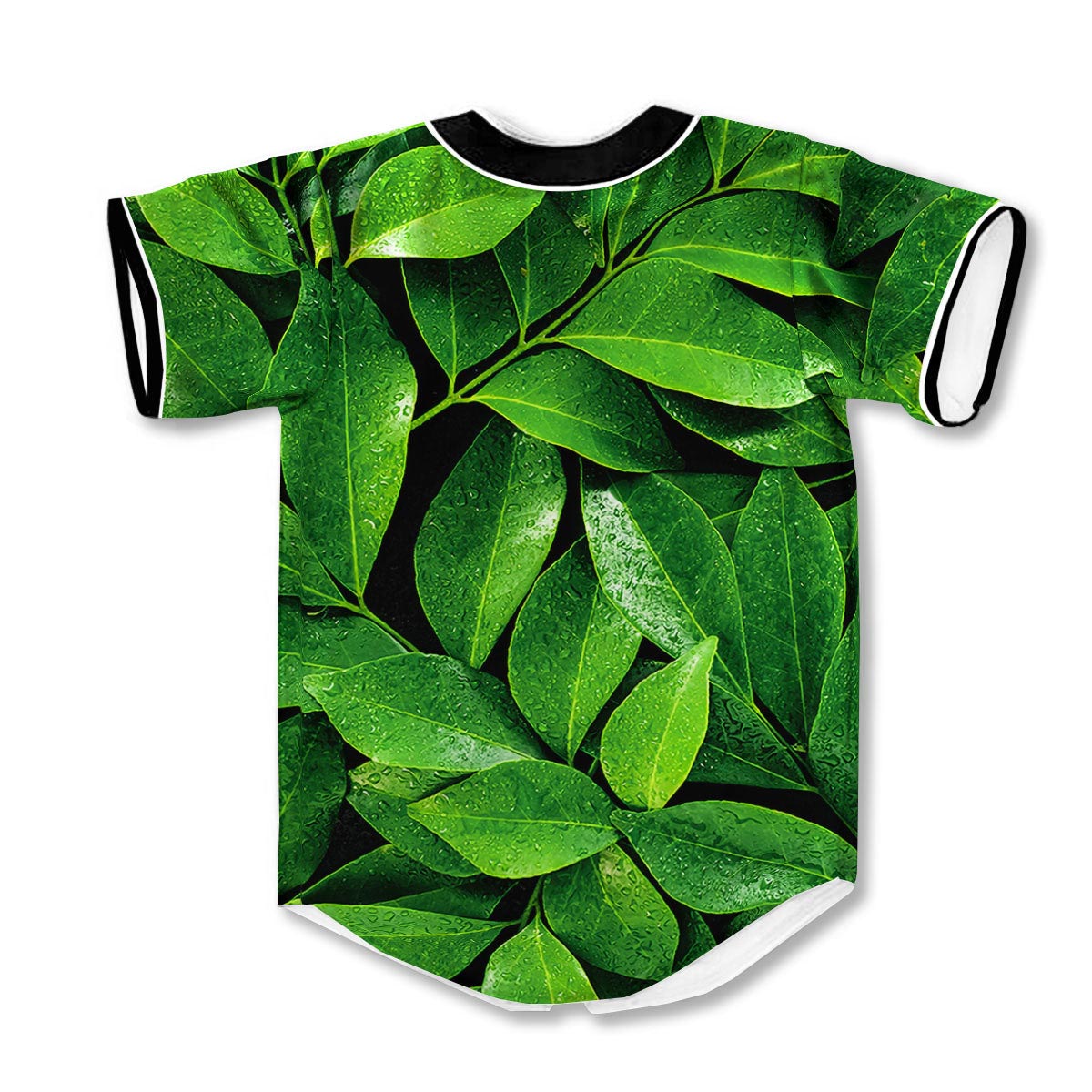 Green Leaf 3d Print Full Size Baseball Jerseys