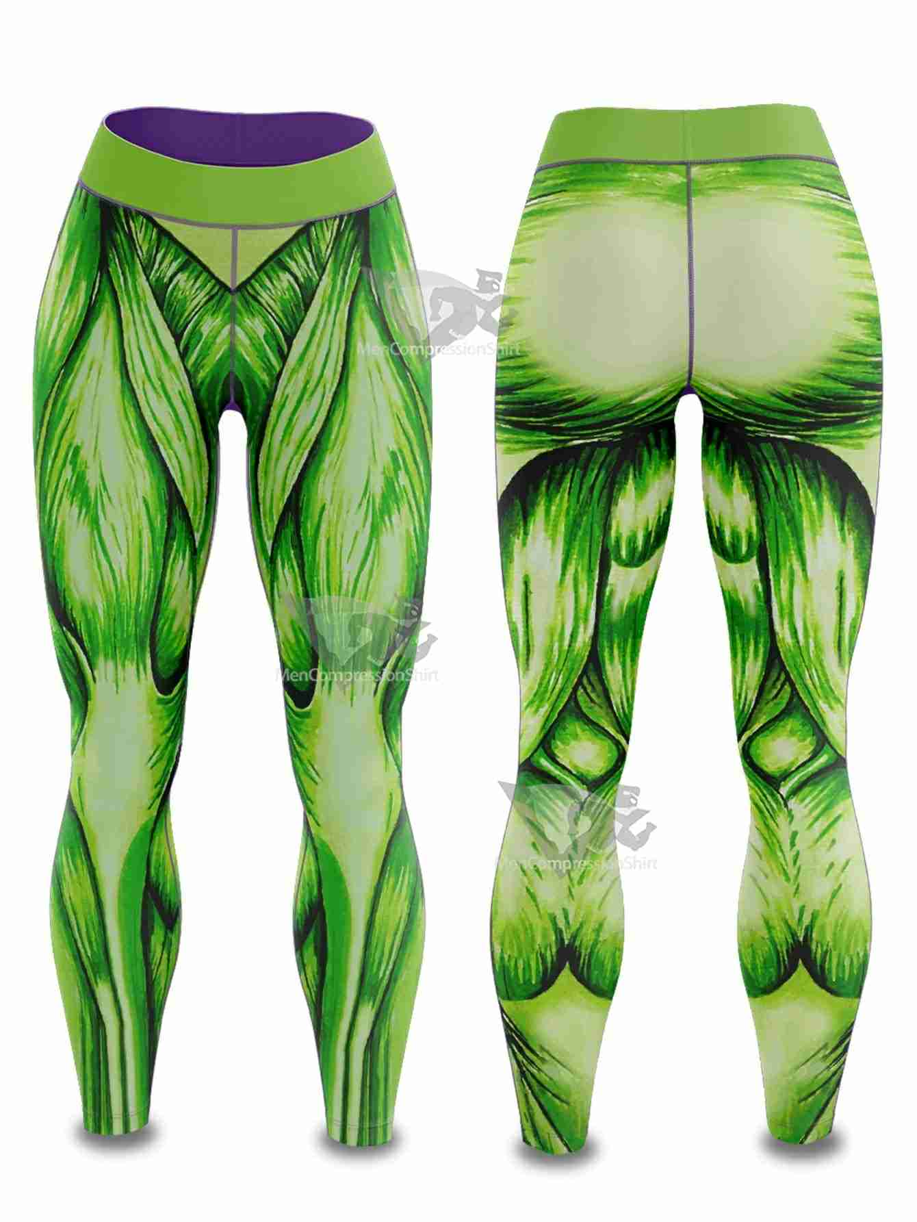 Green Monster Women Compression Leggings