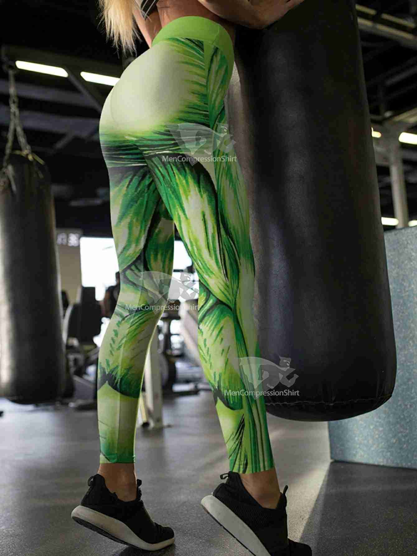 Green Monster Women Compression Leggings