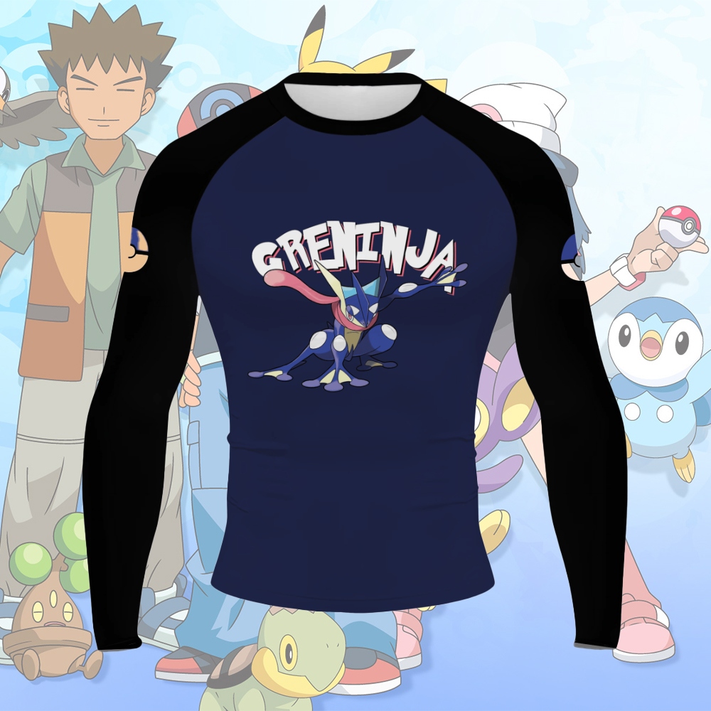 Greninja Men Long Sleeve Compression Shirt