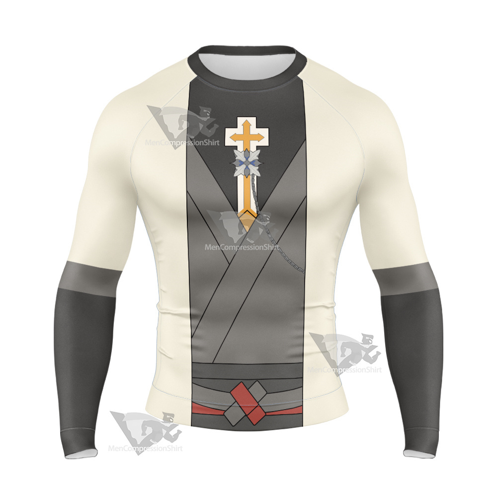 Guilty Gear Striv Asuka Long Sleeve Compression Shirt