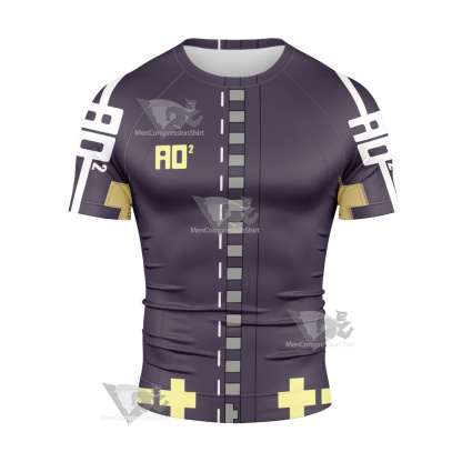 Guilty Gear Strive Bridget Black Edition Short Sleeve Compression Shirt